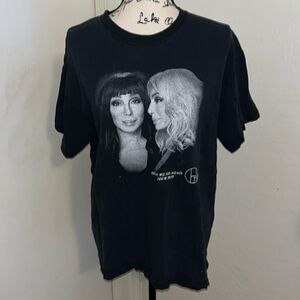 Cher Singer Musician Black Here We Go Again 2019 Graphic Shirt